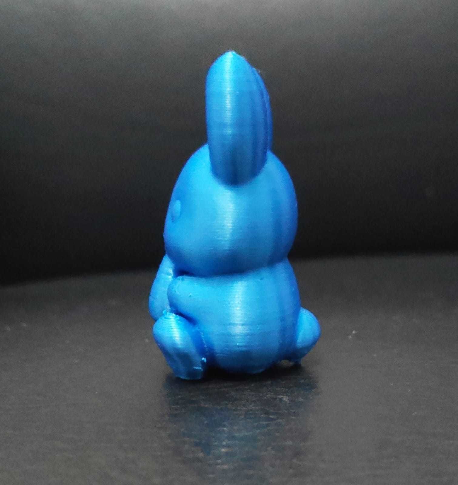 Bunny Eating Carrot 3D print model_4