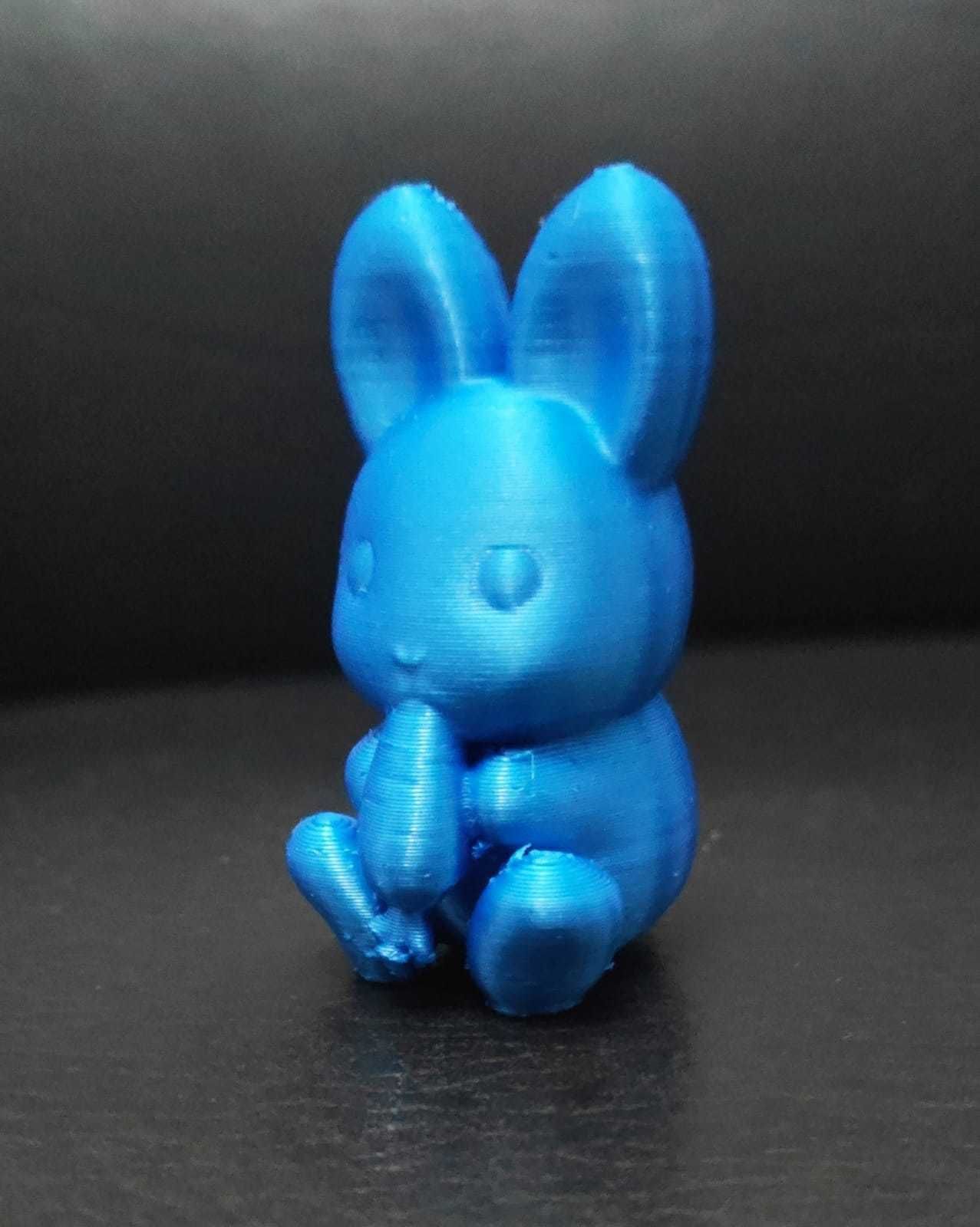 Bunny Eating Carrot 3D print model_9