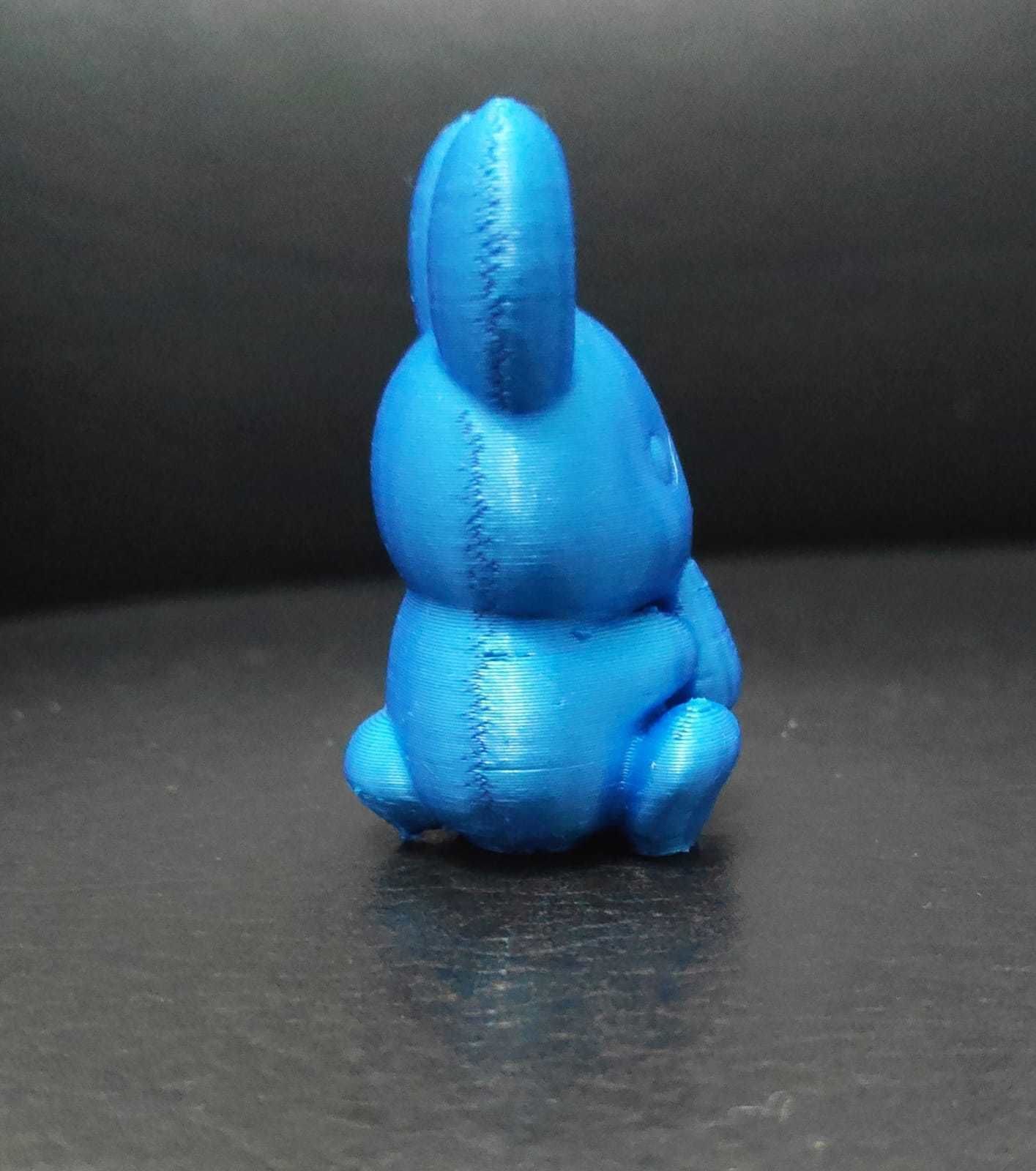 Bunny Eating Carrot 3D print model_6