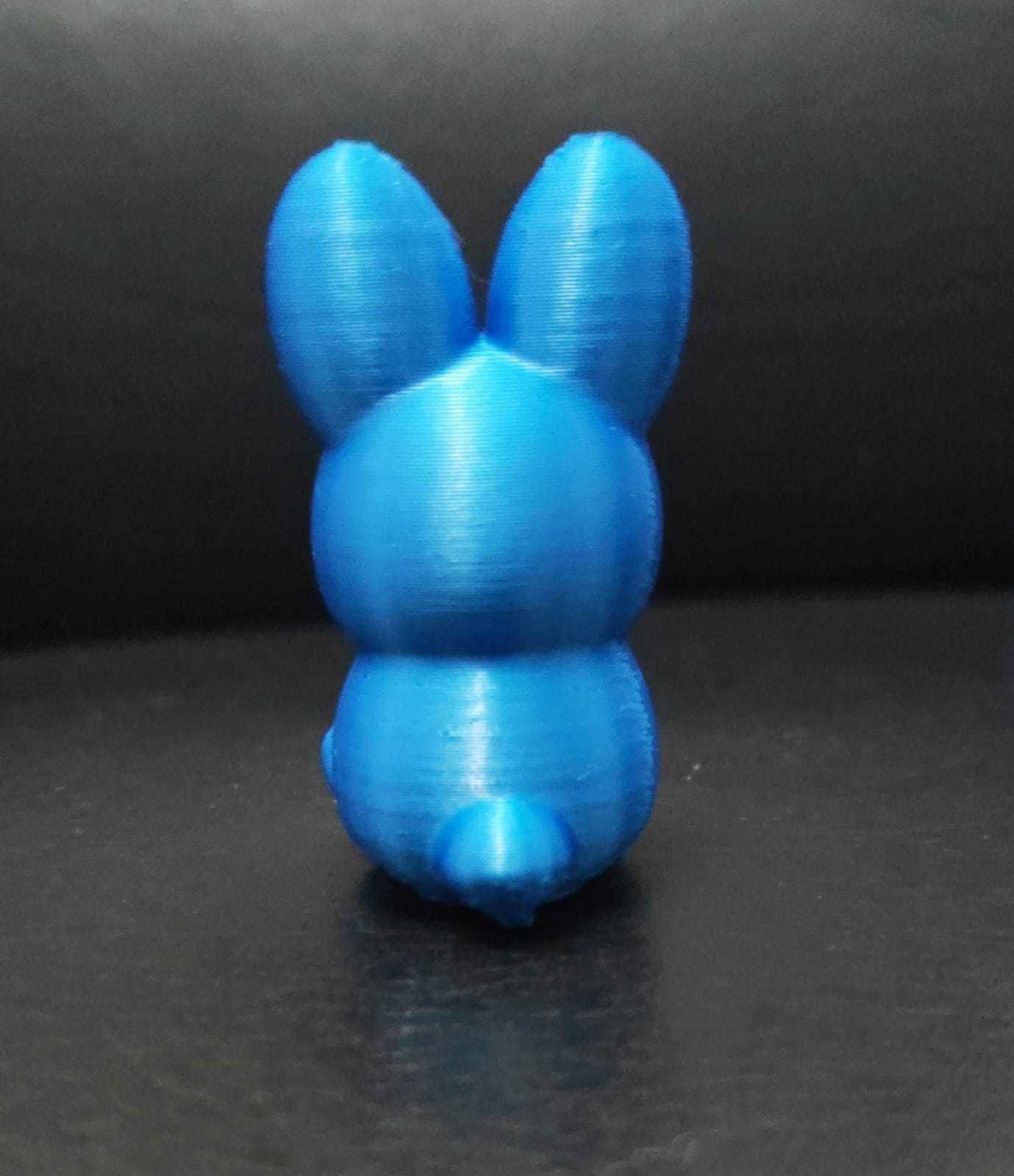 Bunny Eating Carrot 3D print model_5