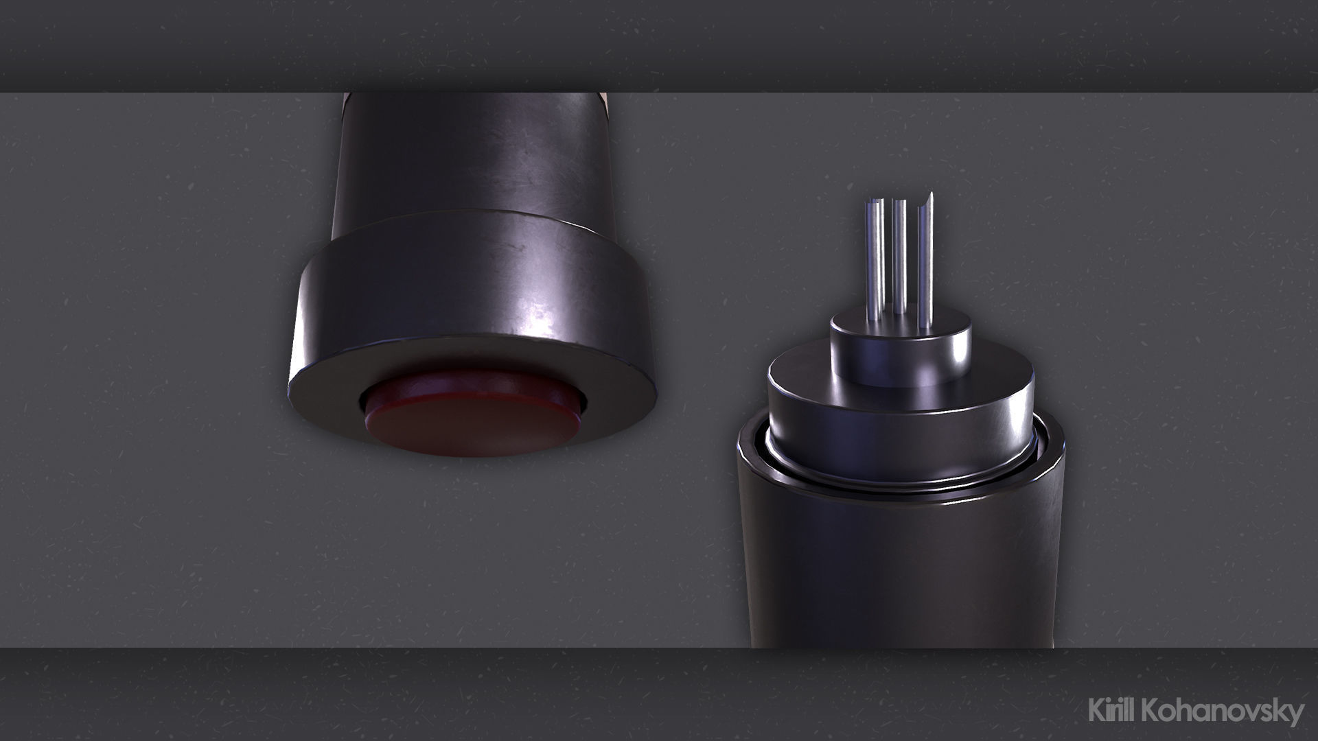 Health Syringe Low-poly 3D model_4