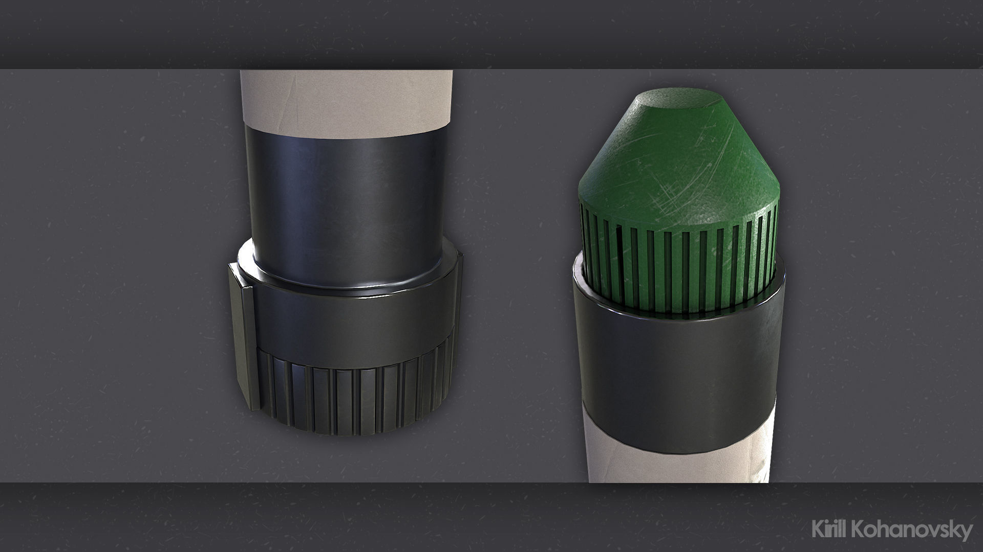 Health Syringe Low-poly 3D model_3