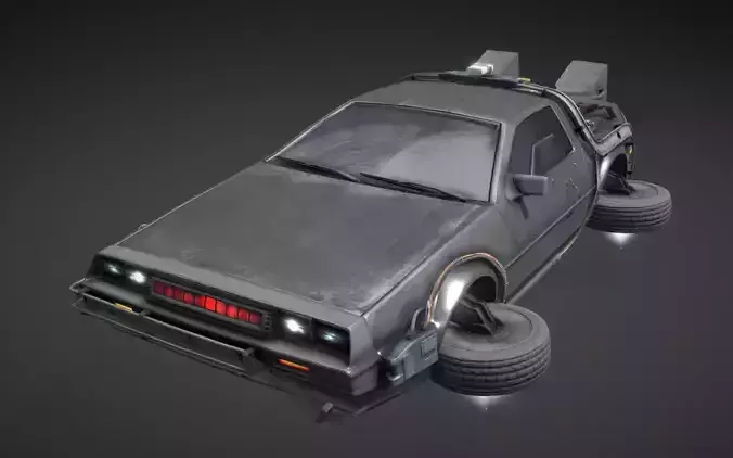 Sci Fi Car model concepted to the car from Ready Player One 3D model
