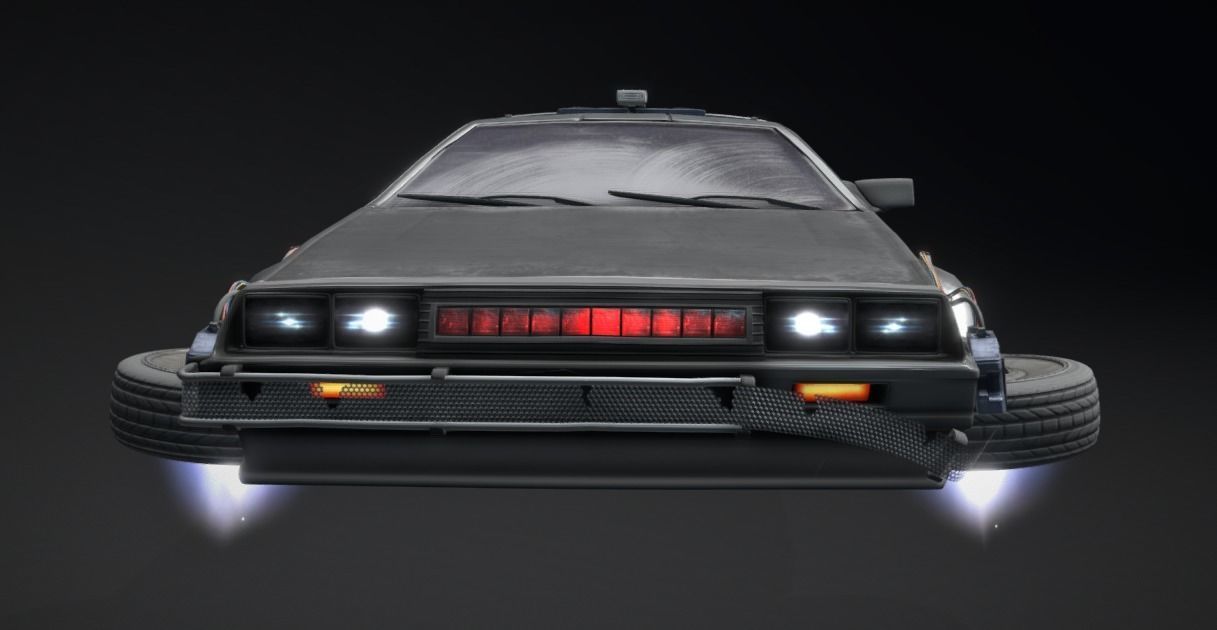 Sci Fi Car model concepted to the car from Ready Player One 3D model_2