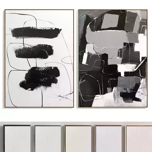 Plaster Two Photo Frame E-42