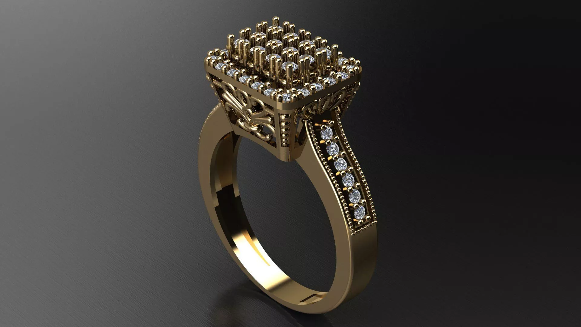 Many beaitiful ring 3D print model