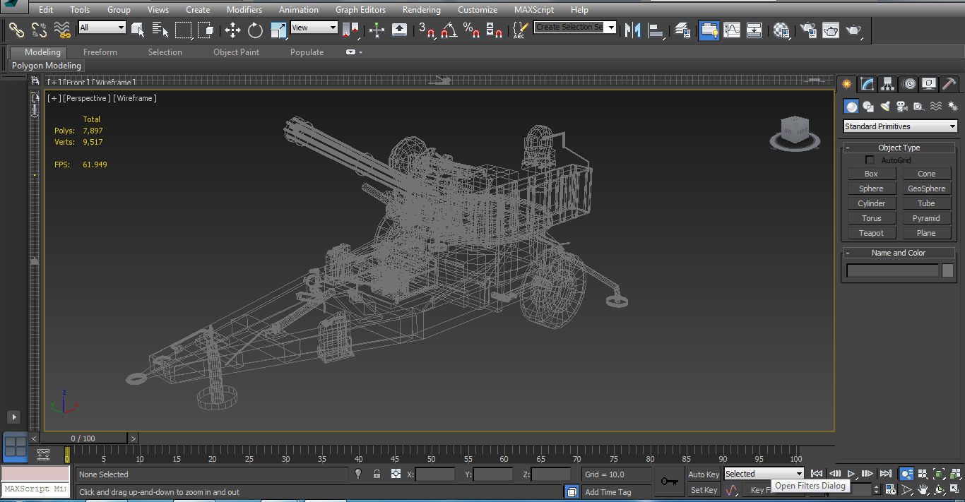 M167 VADS Low-poly 3D model_13