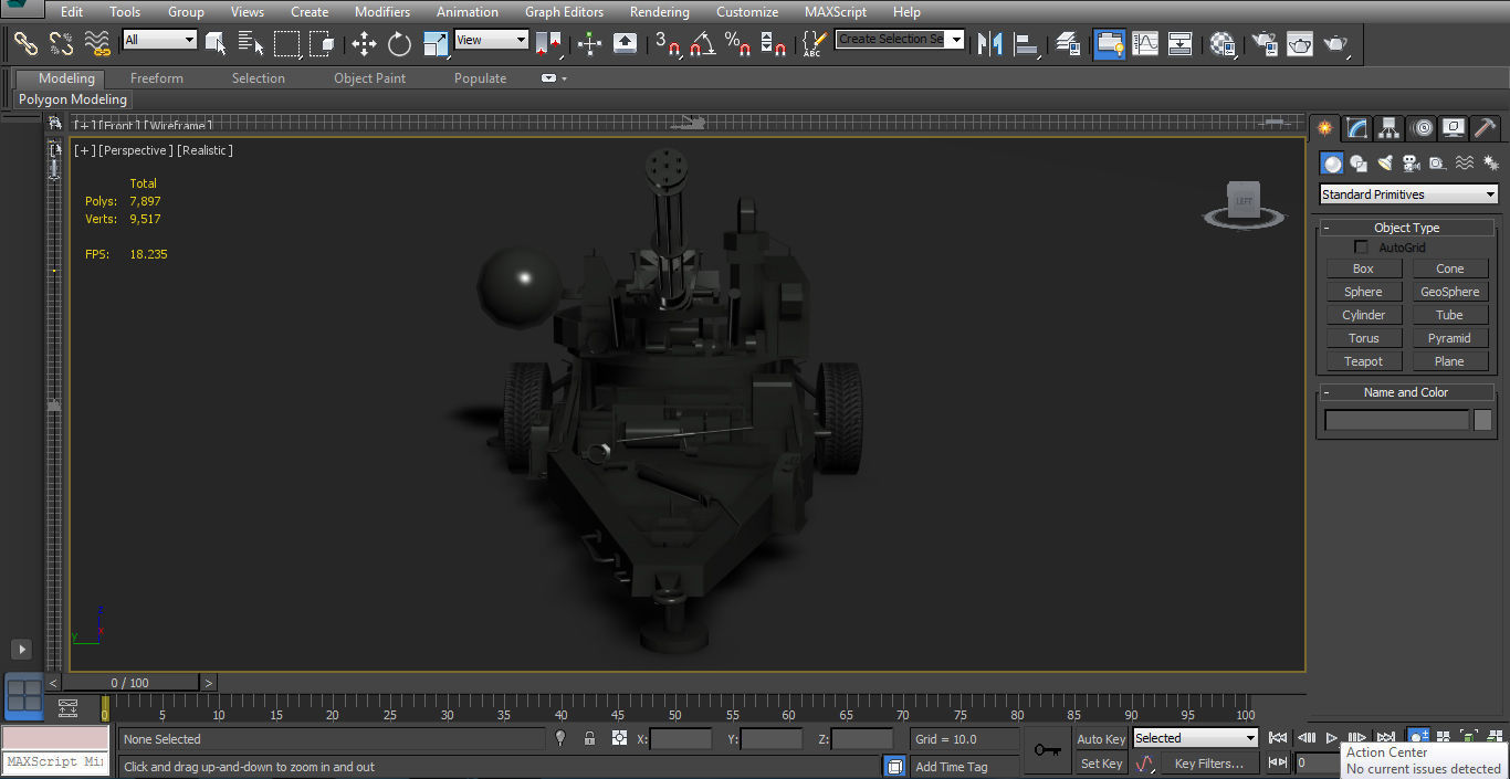 M167 VADS Low-poly 3D model_10