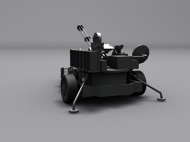 M167 VADS Low-poly 3D model_4