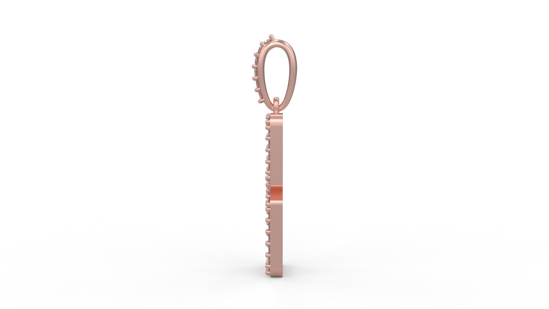 Initial Letters Pendant B 3D print model_2