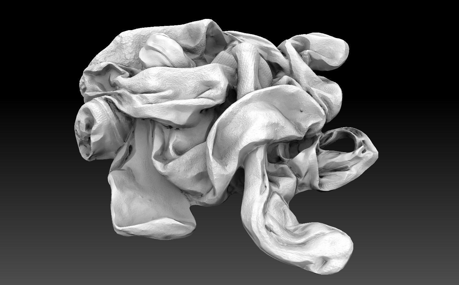 Pile of Cloths 7 Low-poly 3D model_15