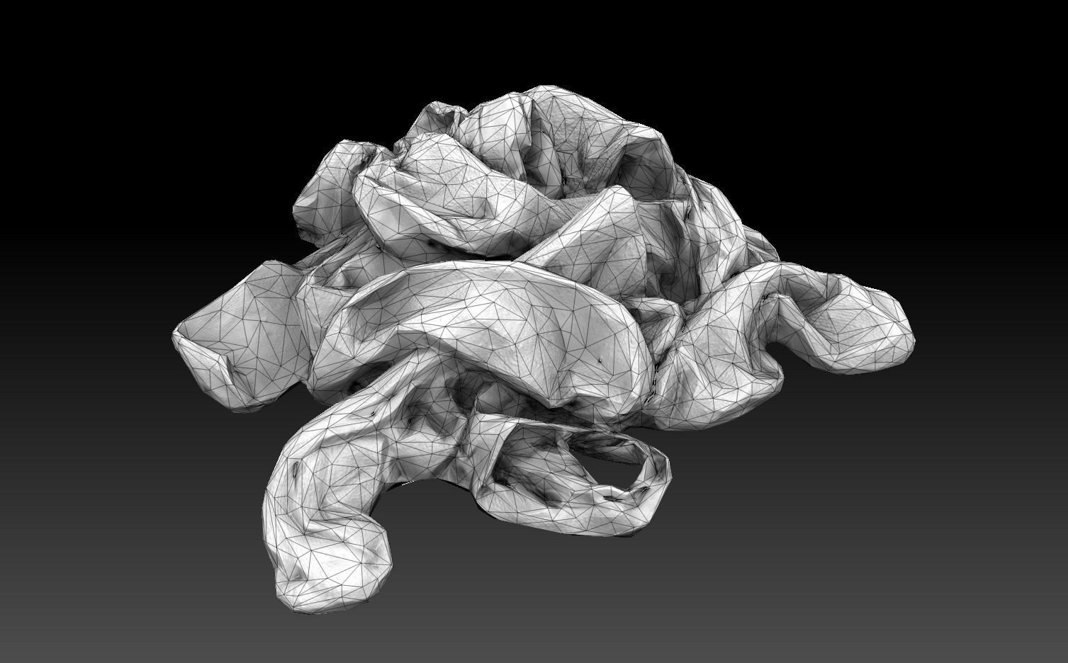 Pile of Cloths 7 Low-poly 3D model_23