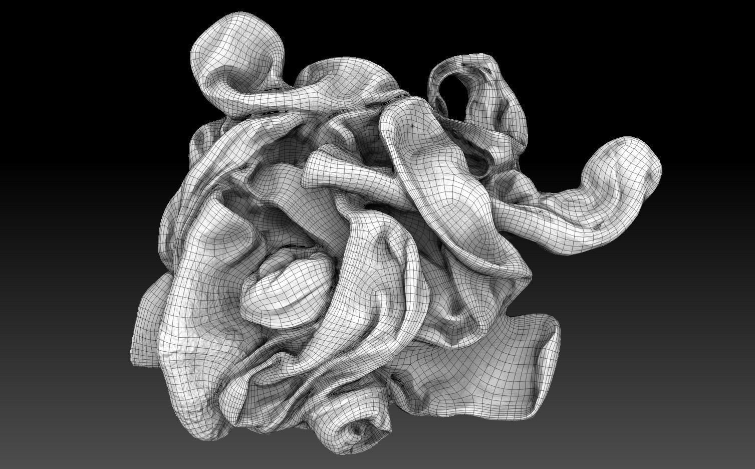 Pile of Cloths 7 Low-poly 3D model_20