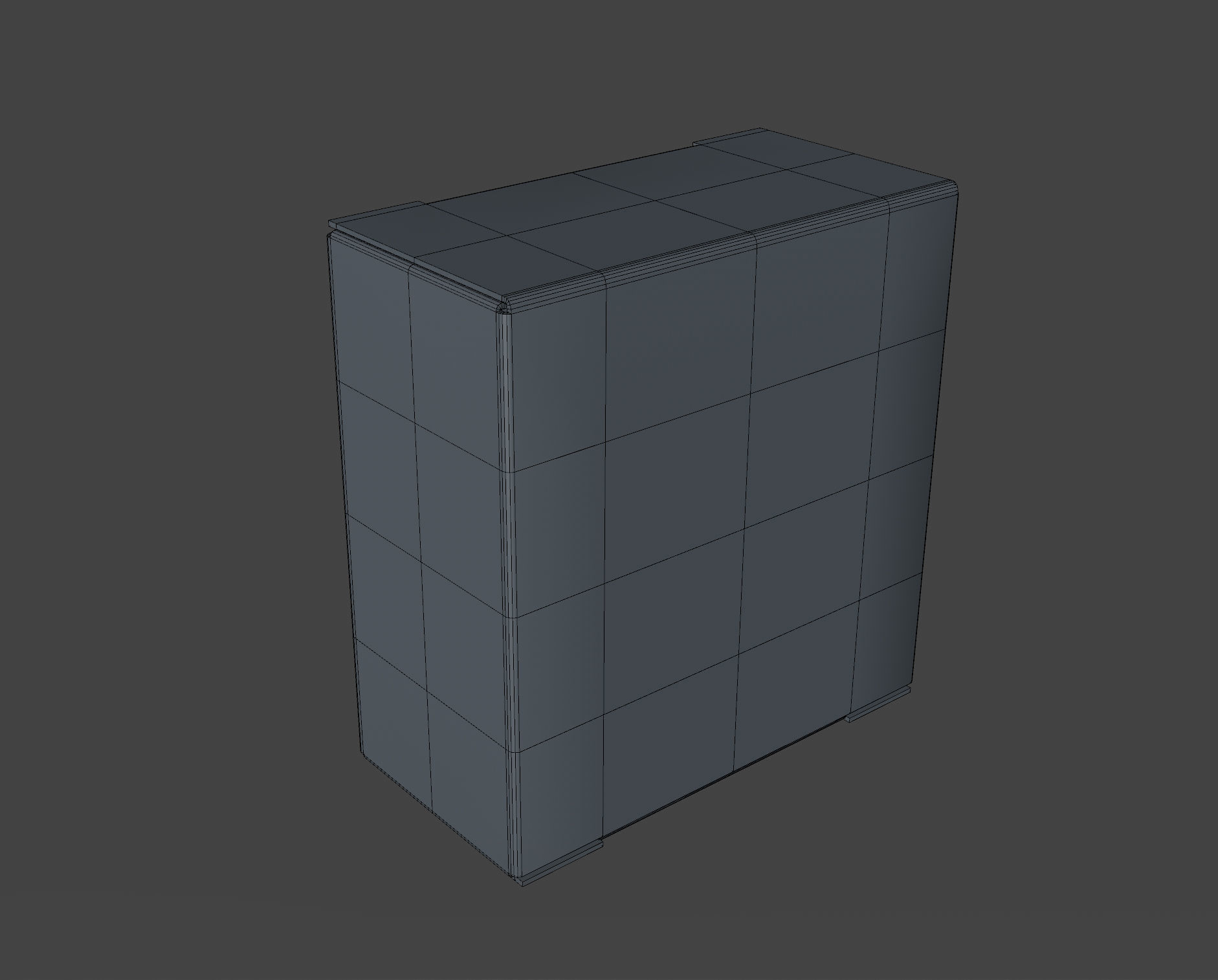 3d Paper Box Low-poly 3D model  Low-poly 3D model_7