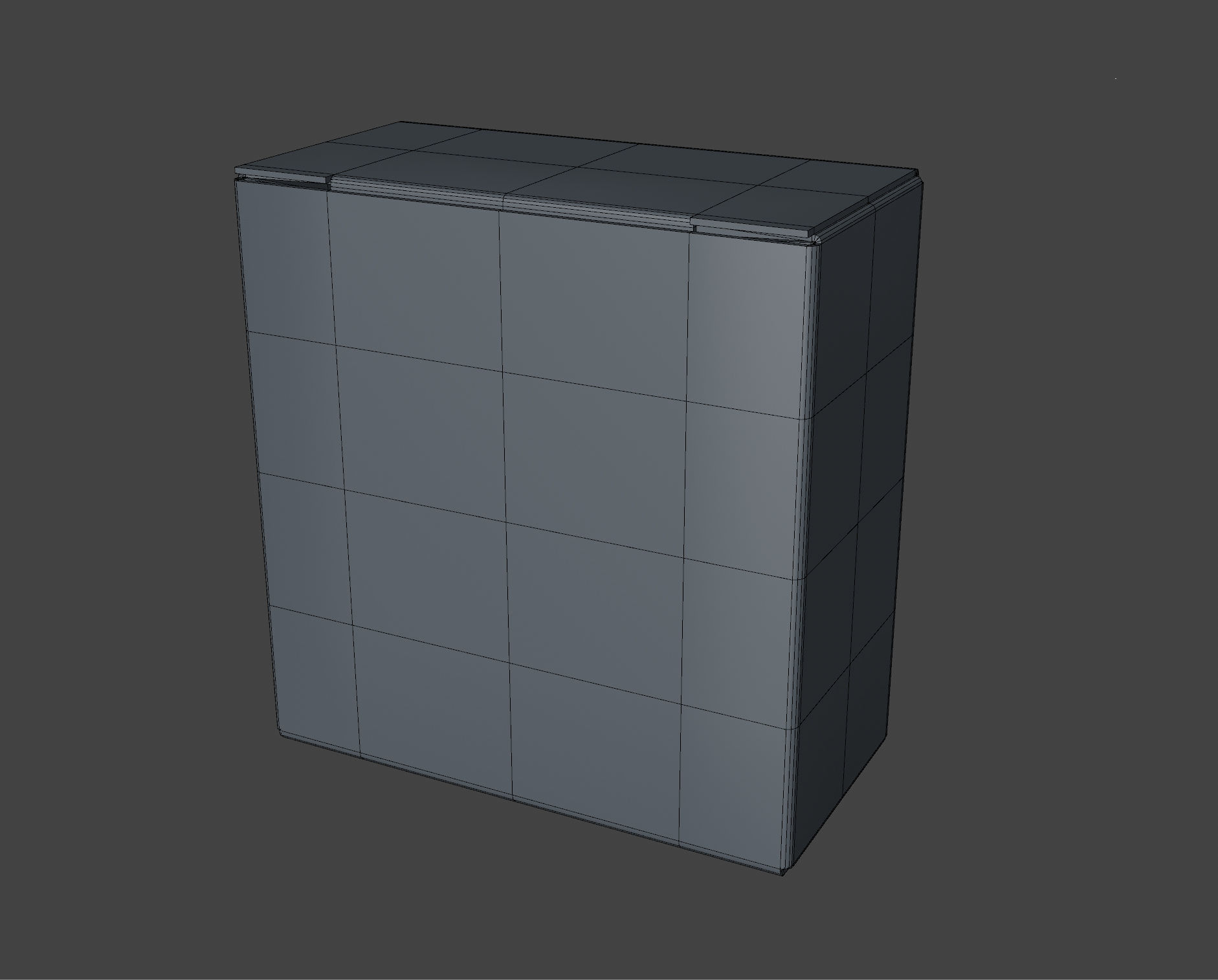 3d Paper Box Low-poly 3D model  Low-poly 3D model_6