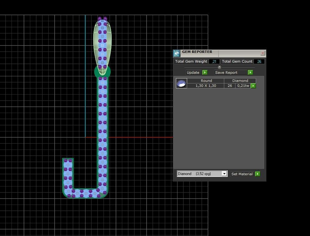 Initial Letters Pendant J 3D print model_5
