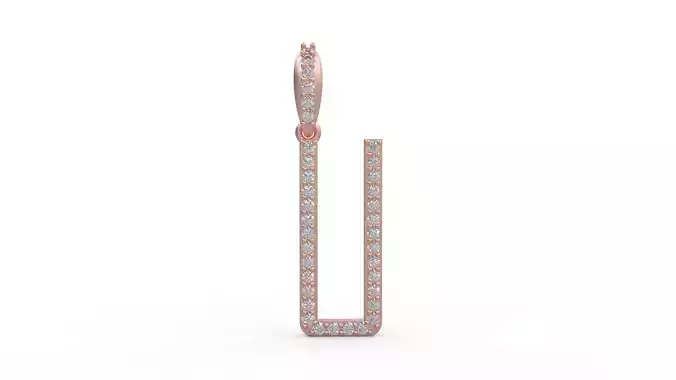 Initial Letters Pendant U