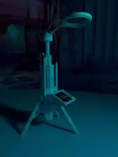 Cyberpunk light stand