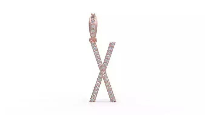 Initial Letters Pendant X