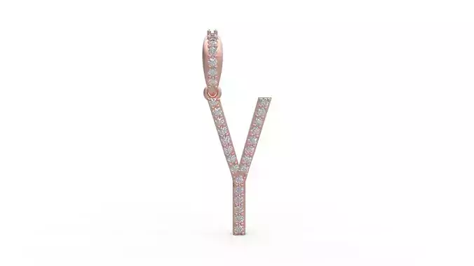 Initial Letters Pendant Y