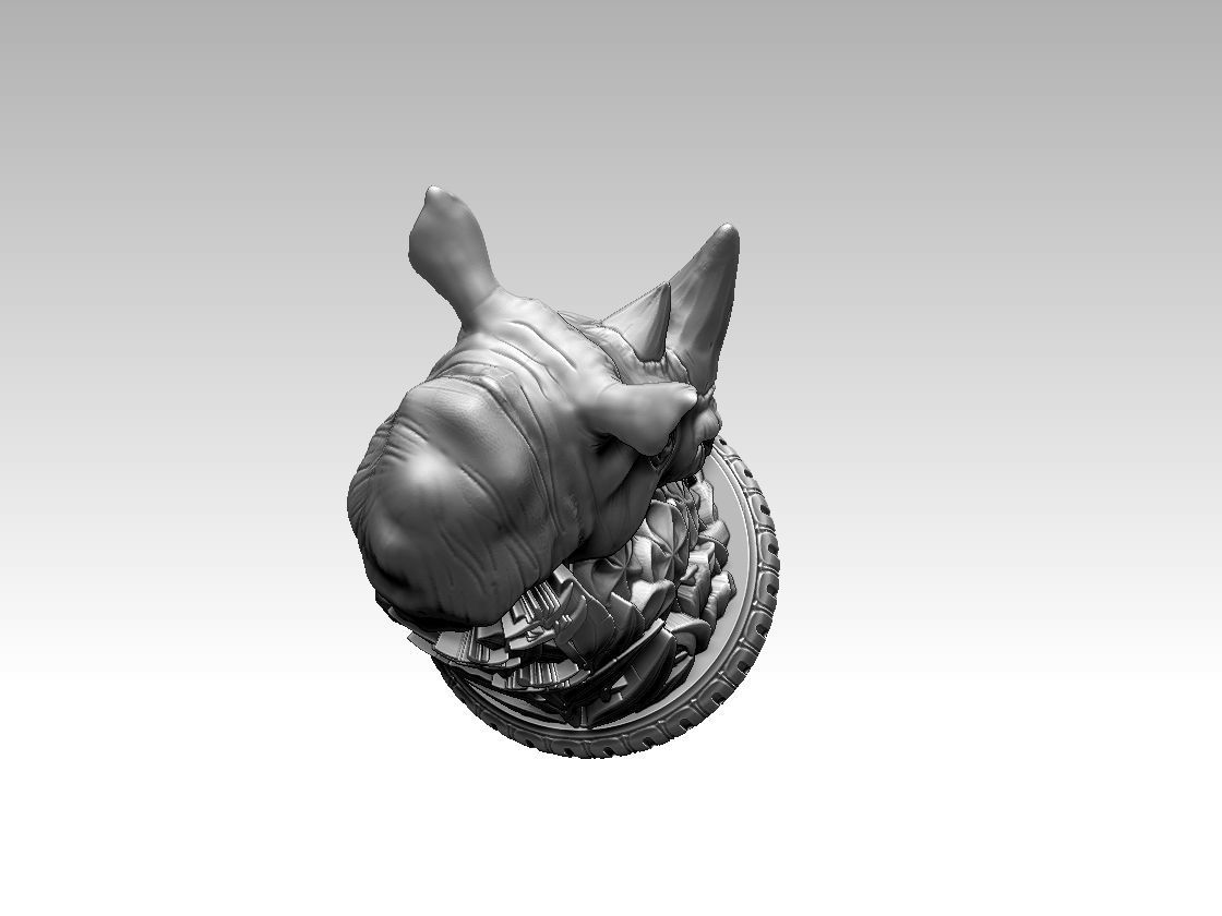 Rhino  Rhinoceros Chess 3D print model_3