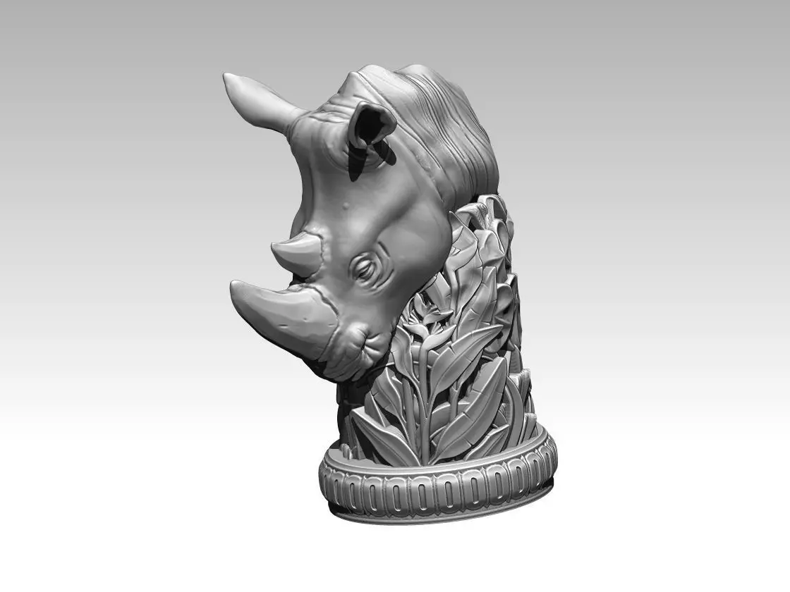 Rhino  Rhinoceros Chess 3D print model_0