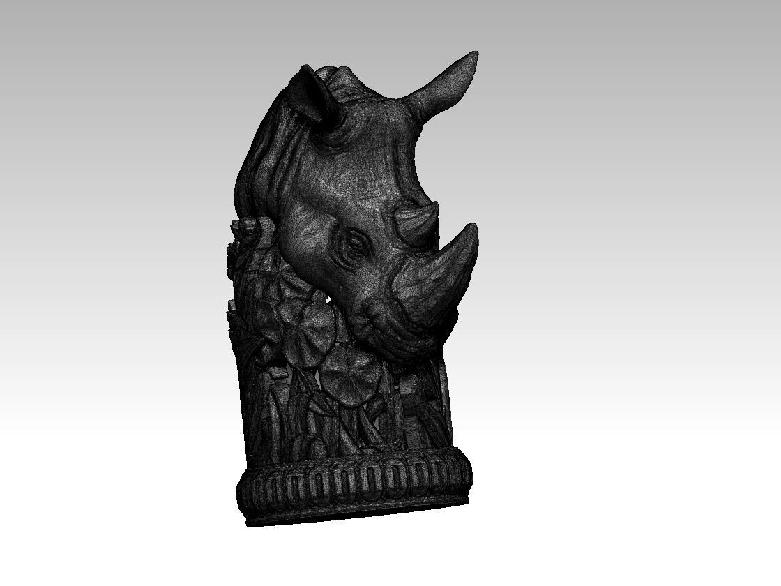 Rhino  Rhinoceros Chess 3D print model_4