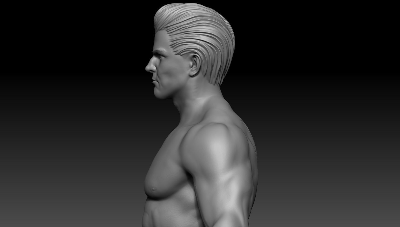 Male anatomy reference and print 3D model 3D model_12