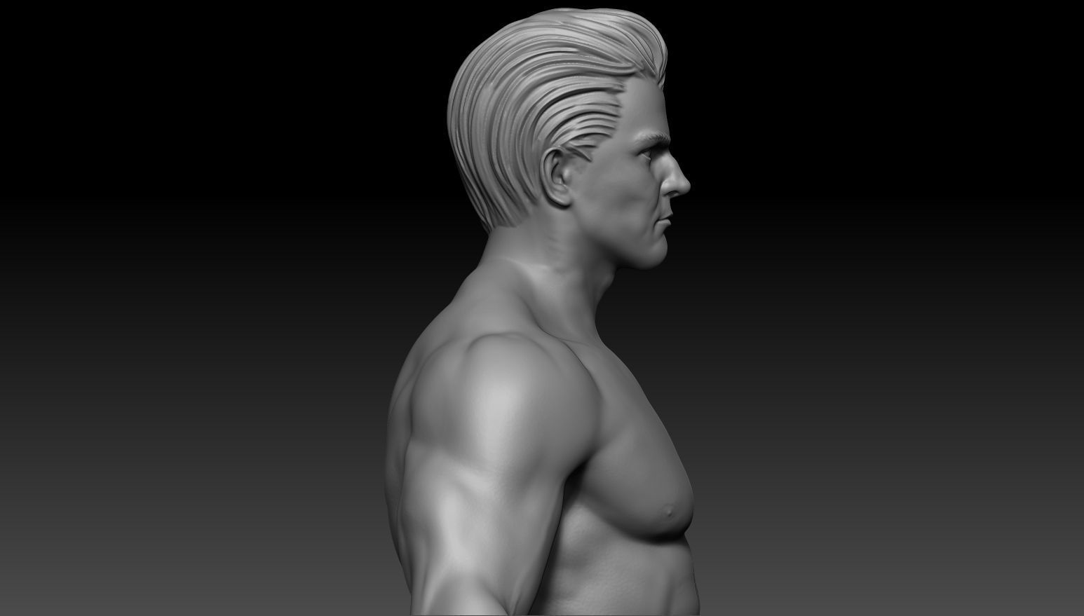 Male anatomy reference and print 3D model 3D model_11