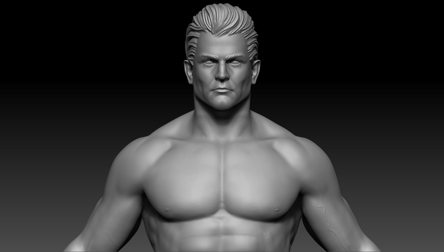 Male anatomy reference and print 3D model 3D model_8