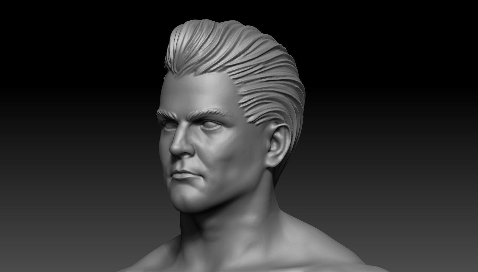 Male anatomy reference and print 3D model 3D model_15