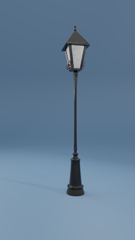Street lamp 3D model_6