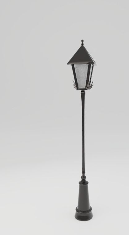 Street lamp 3D model_5