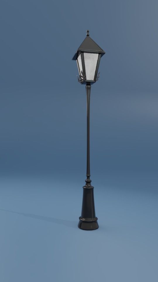Street lamp 3D model_7