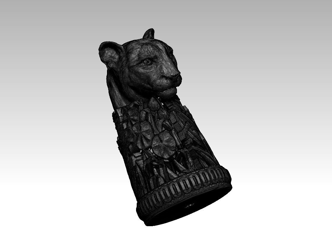 Chess tiger 3D print model_4