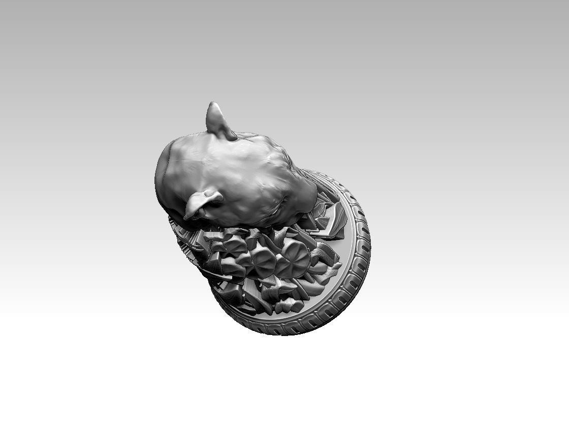 Chess tiger 3D print model_3