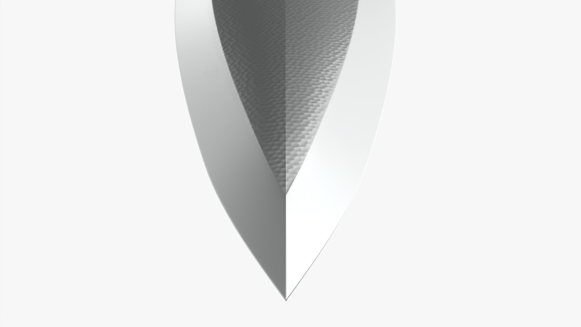 Dragon gladius chrome 3D model_7