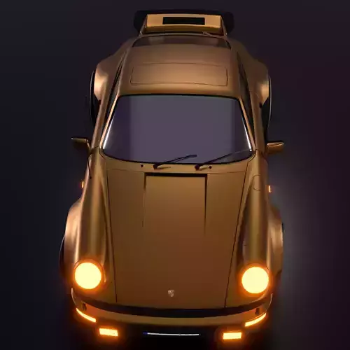 porsche 911 classic LowPoly