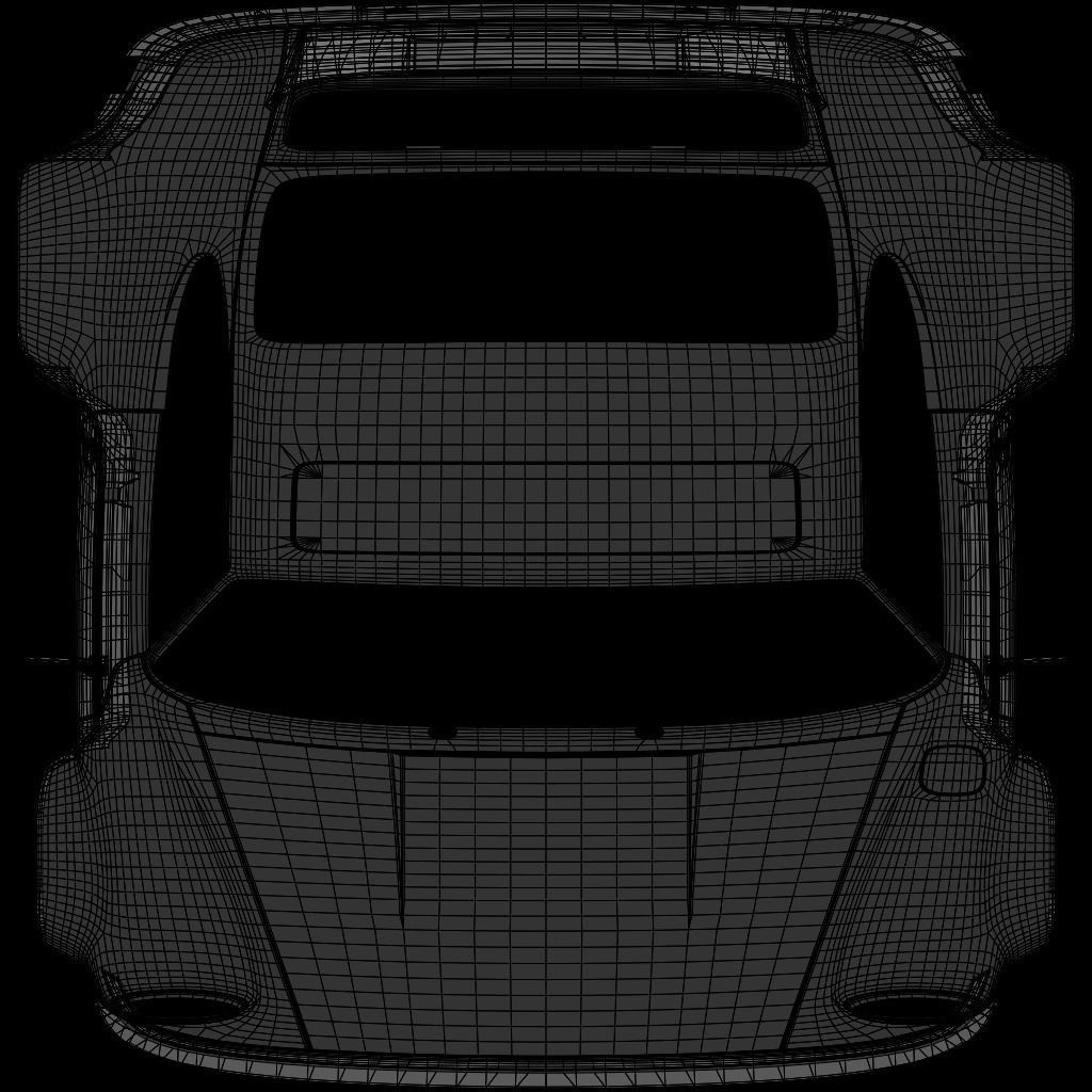 porsche 911 classic LowPoly Low-poly 3D model_19