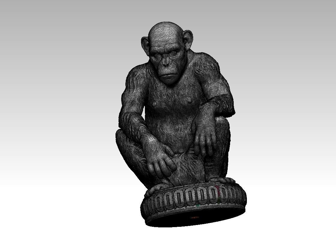 Ape Chess 3D print model_4
