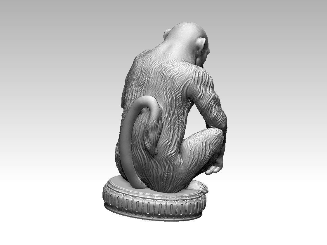 Ape Chess 3D print model_3