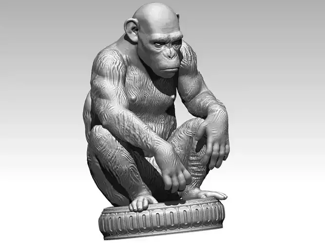Ape Chess 3D print model