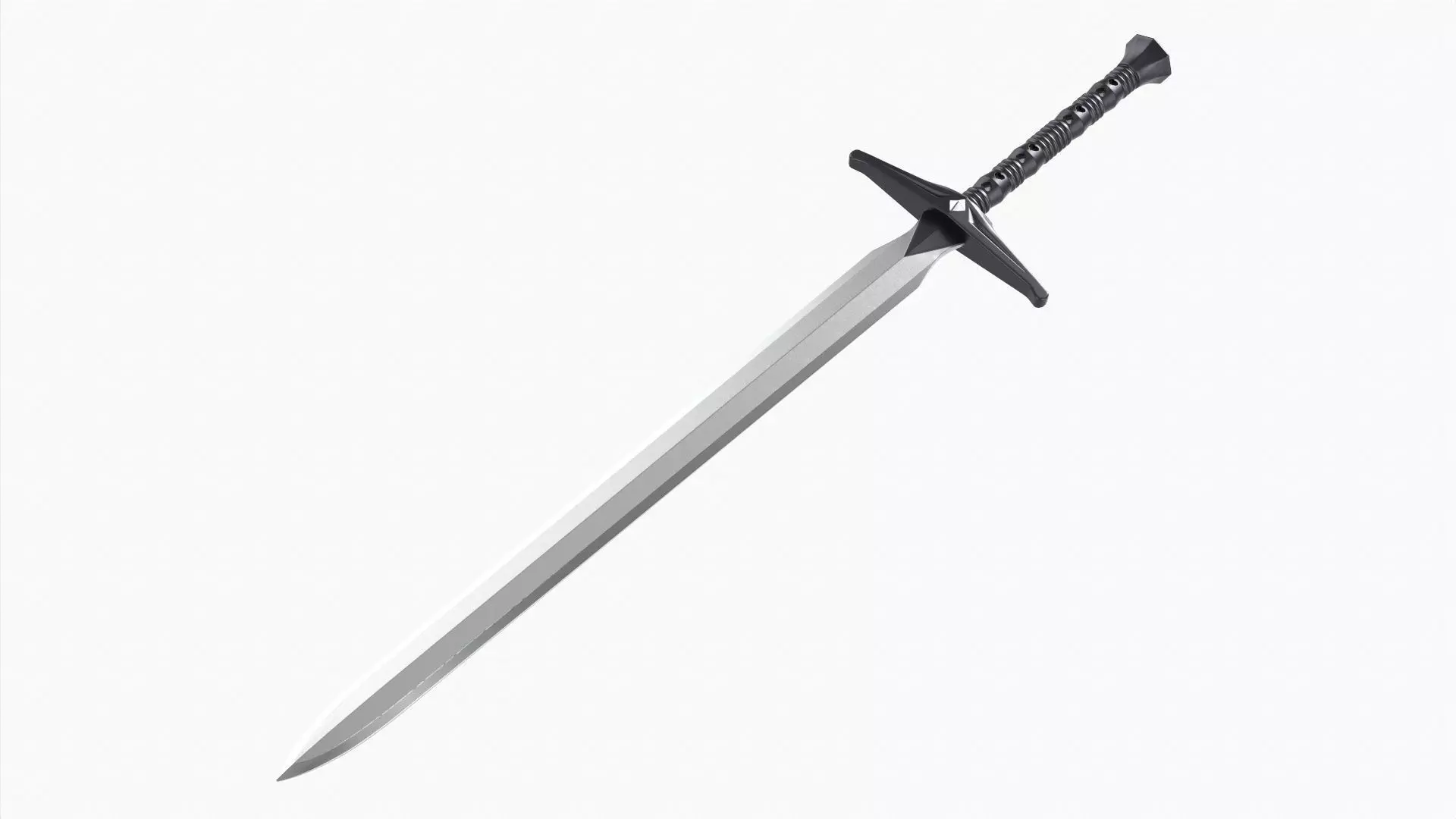 Excalibur straight sword 3D model