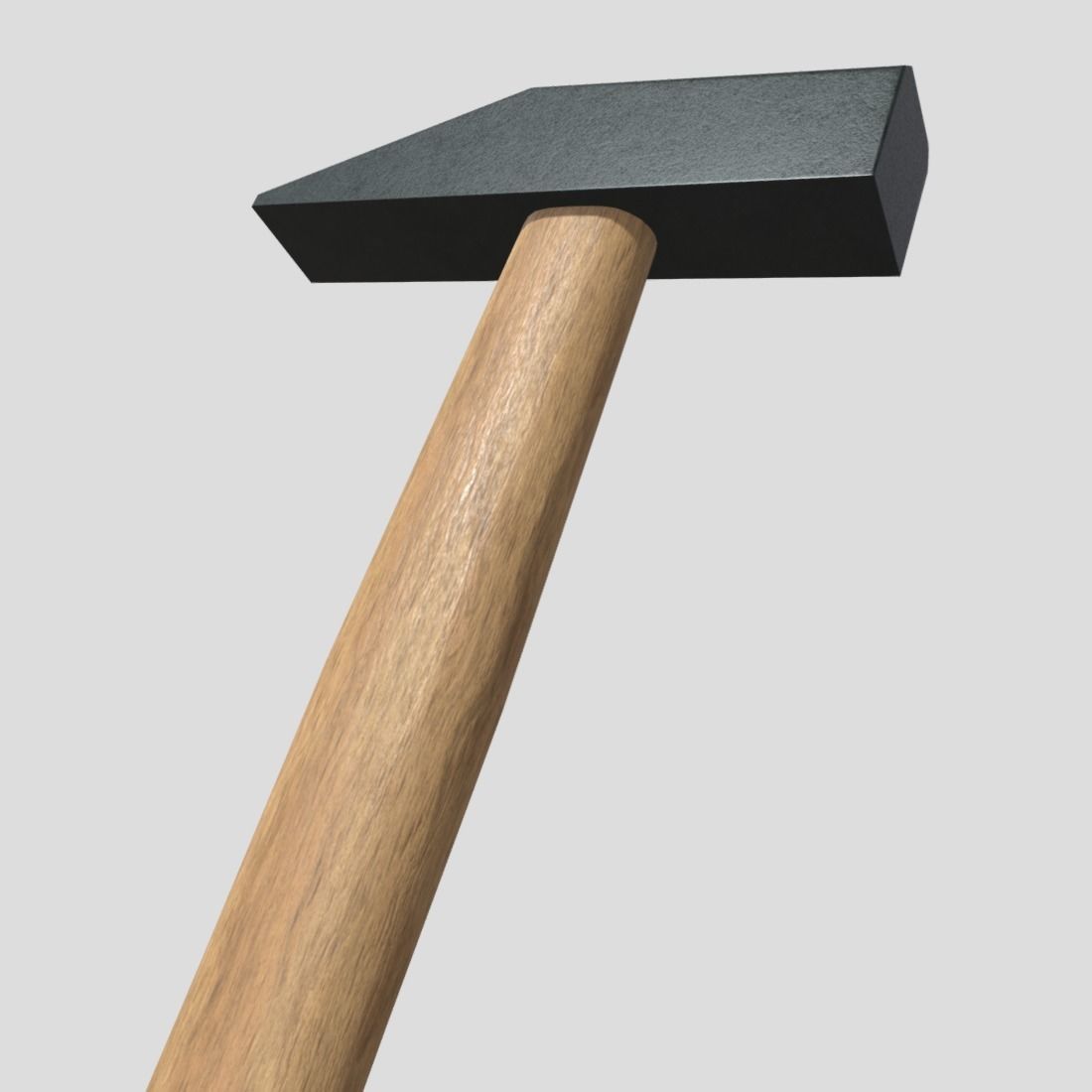 CC0 - Small Hammer Free low-poly 3D model_11