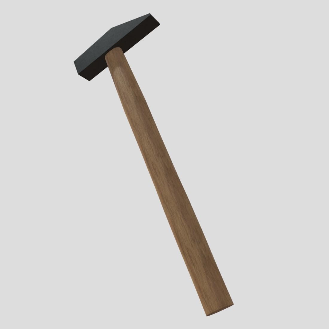 CC0 - Small Hammer Free low-poly 3D model_7