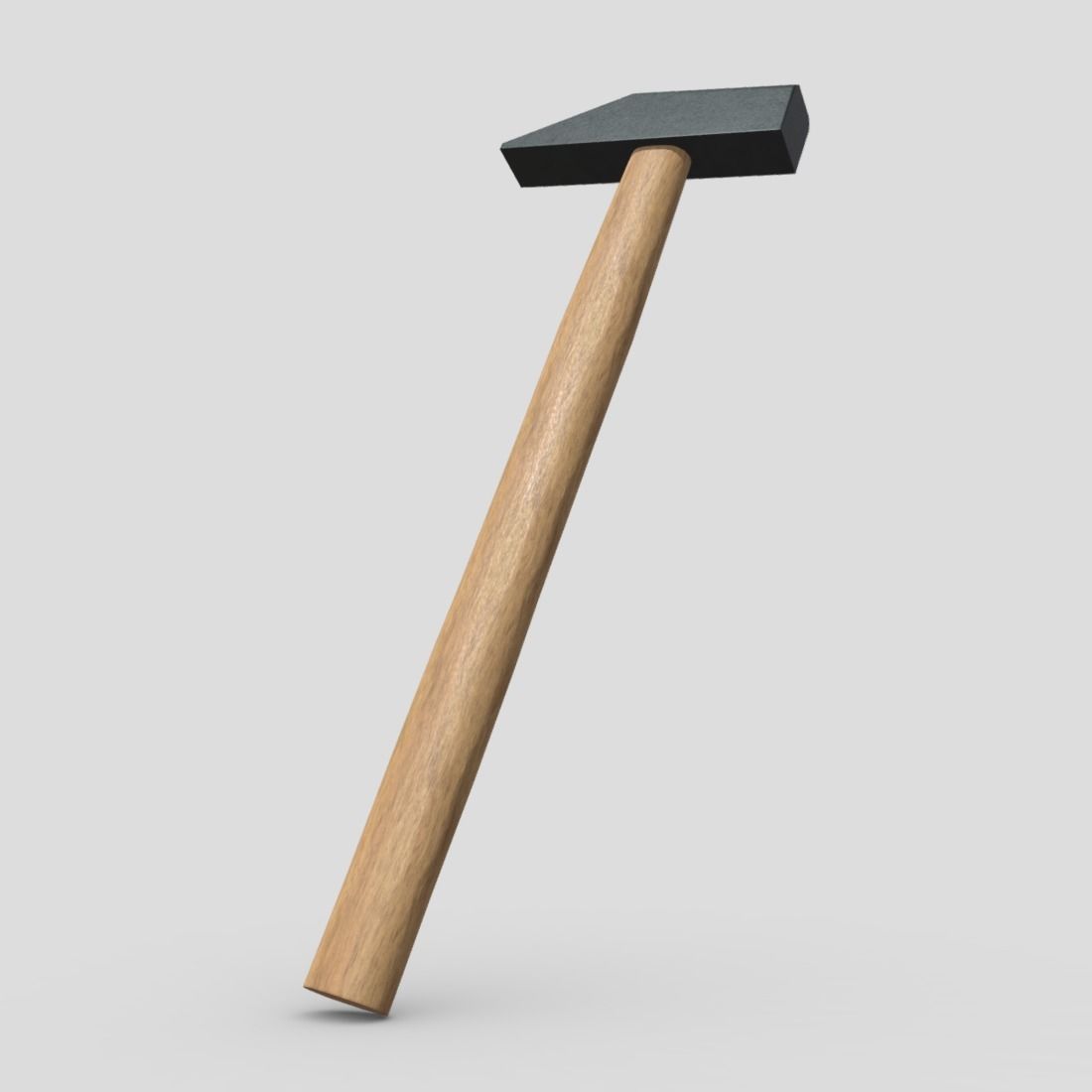 CC0 - Small Hammer Free low-poly 3D model_9