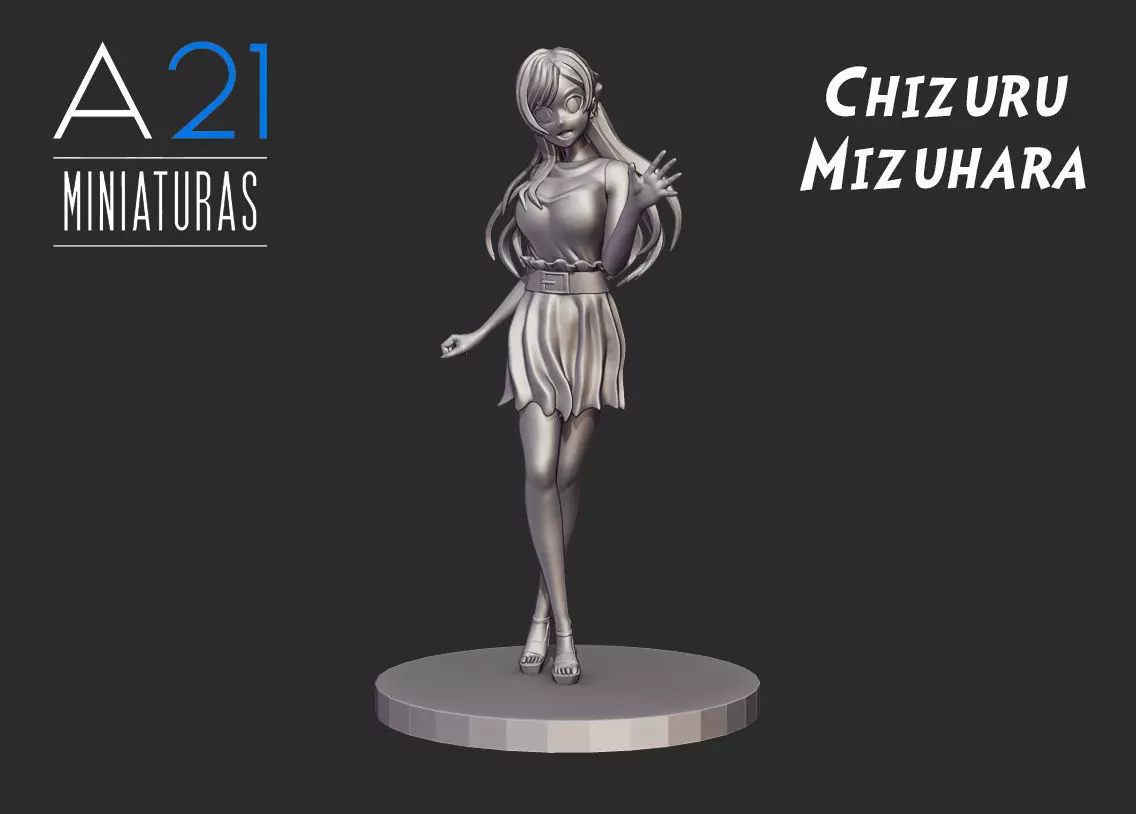 Chizuru Mizuhara 3D Model 3D print model_0