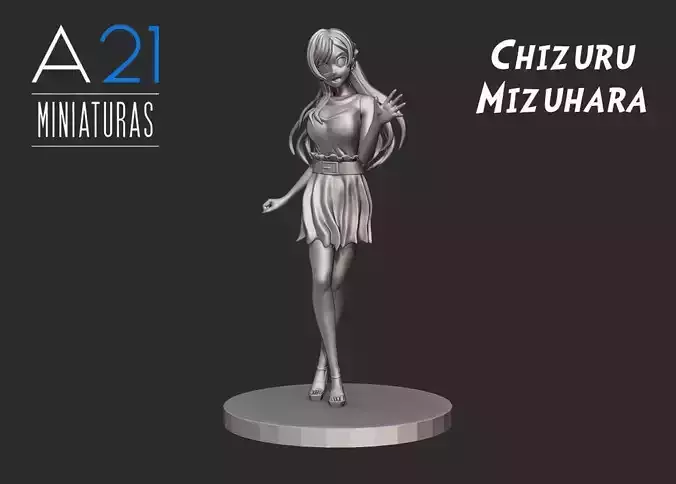 Chizuru Mizuhara 3D Model 3D print model