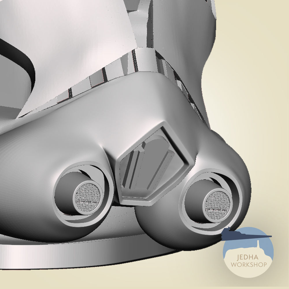 Star Wars Arc Trooper Phase II Helmet 3D Print File 3D print model_6