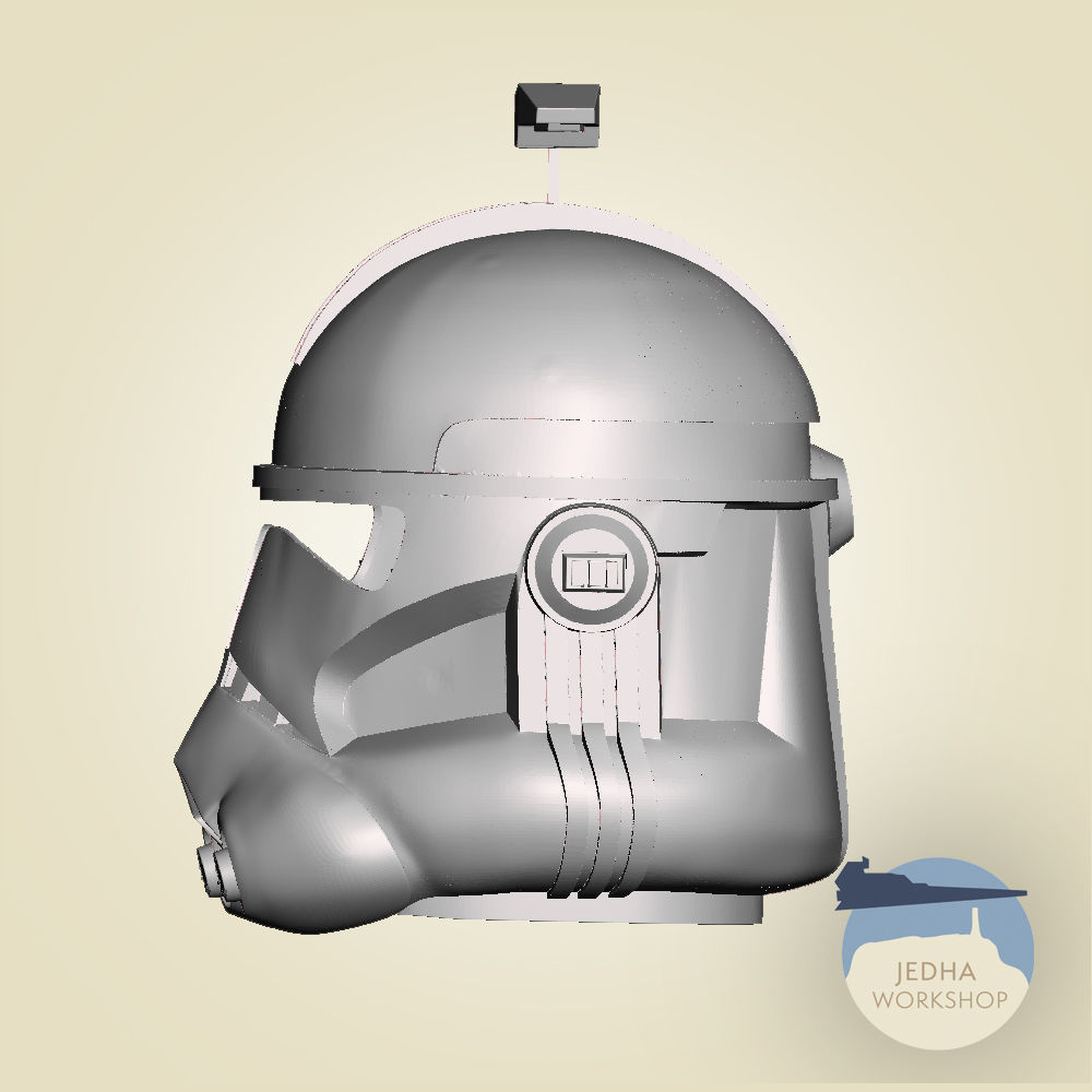 Star Wars Arc Trooper Phase II Helmet 3D Print File 3D print model_2